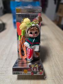 Bambolina Ciondolo Portachiavi Occhi Grandi Kawaii