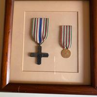 Medaglia oro guerra 15/18 e croce cavaliere