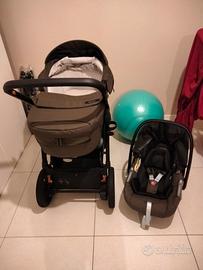 trio inglesina aptica XT verde  + standup