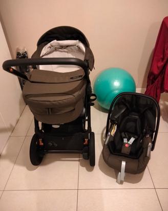 trio inglesina aptica XT verde  + standup