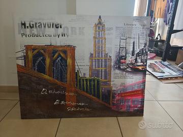 Quadro Moderno New York 100x80