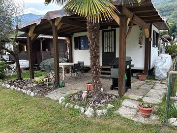 Roulotte stanziale con casetta Sorico campeggio