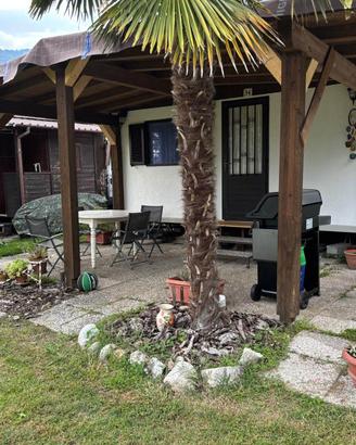 Roulotte stanziale con casetta Sorico campeggio