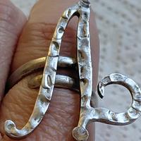anello argento  fatto a mano
