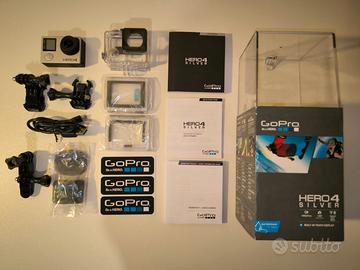 GOPRO HERO 4 Silver COME NUOVA + Accessori NUOVI