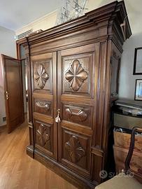 Armadio 2 ante stile e epoca barocco piemontese