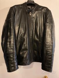 giubbotto pelle stile motociclista Combipel