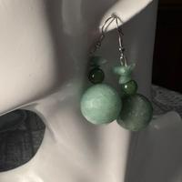 orecchini pendenti con pietre naturali