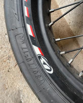 Cerchio e gomma beta 50 rr motard