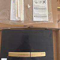 Placca di comando Sigma 50 nero/ottone Geberit