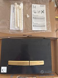 Placca di comando Sigma 50 nero/ottone Geberit