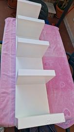 scaffale libreria lack ikea bianca