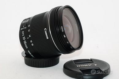 obiettivo zoom grandangolare Canon EOS 10-18mm
