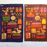 Zucchi strofinacci vintage da collezione o cornice