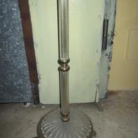 Rara piantana vintage vetro Murano ottone dèco