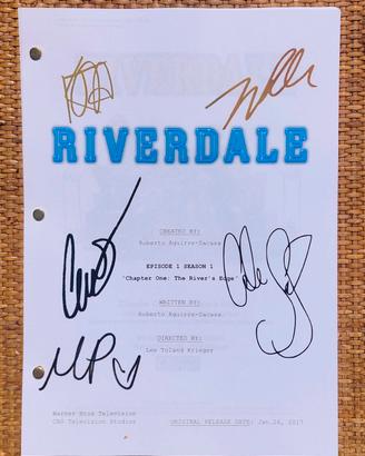 Riverdale sceneggiatura autografata ristampa 