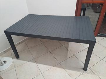 tavolo da giardino/esteno  in resina 150×90 nuovo