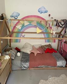 Letto a casetta per bambino