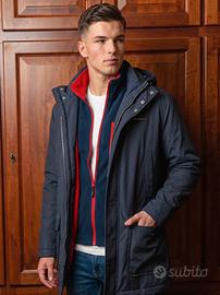 Parka Uomo Valentino Sport 3 in 1 Blu Navy XL
