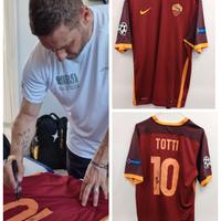 Maglia autografata da Francesco Totti Roma 