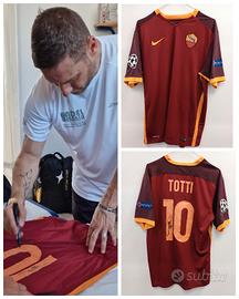 Maglia autografata da Francesco Totti Roma 