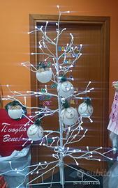 albero con luci led