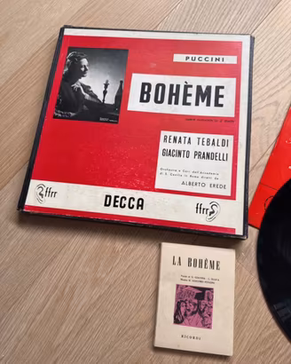 Doppio LP Puccini “La Bohème” Decca LXT 2622/2623