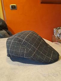 Berretto Piatto  Coppola a Quadri - Taglia 59 