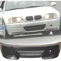 PARAURTI ANTERIORE BMW E46 M3 LOOK CSL SPLITTERS C