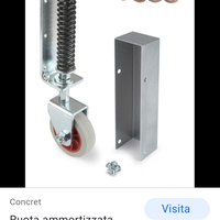 Ruota telescopica cancello