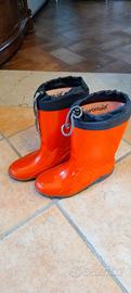 scarpe stivali da pioggia bambino numero 35