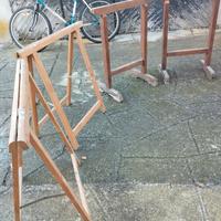 Cavalletti da lavoro in legno 