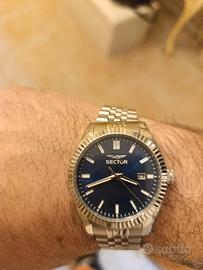 orologio Sector uomo quarzo nuovo completo di tutt