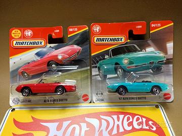 Matchbox set Alfa Romeo Duetto spider