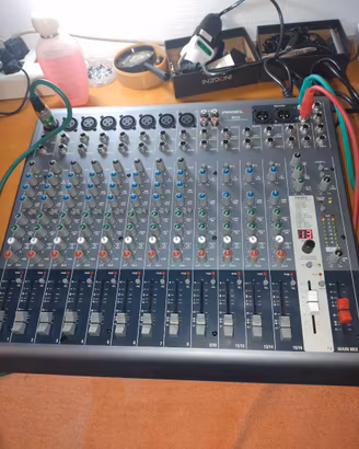 Mixer  Proel+Phonic+Bheringer 1202fx+1002fx+Microf