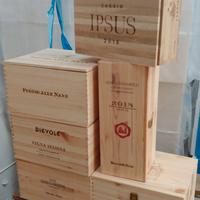 CASSETTE DI LEGNO DA VINO USATE
