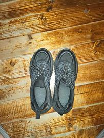 scarpe sneakers nere uomo 45 plateau suola alta