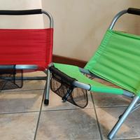 DUE SEDIE DA CAMPEGGIO