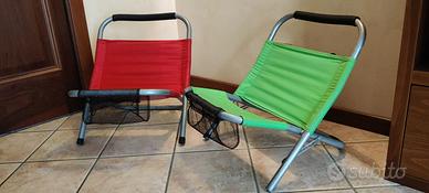 DUE SEDIE DA CAMPEGGIO