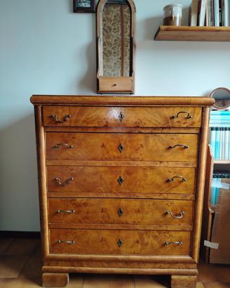 cassettiera 90x50 h110cm