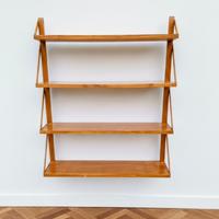 Libreria Vintage Scandinava In Teak, Anni '60