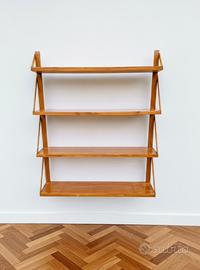 Libreria Vintage Scandinava In Teak, Anni '60