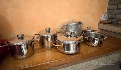 Set pentole in acciaio inossidabile