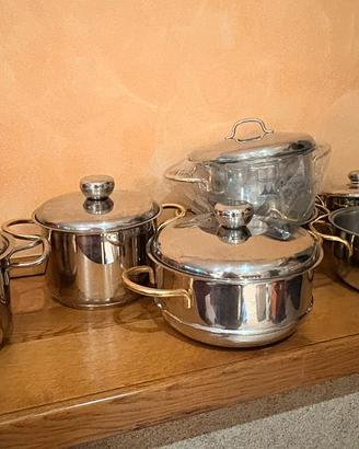 Set pentole in acciaio inossidabile