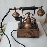 CARILLON VINTAGE A FORMA DI TELEFONO ANTICO 