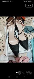 Tacchi neri glitter