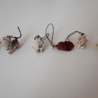 Lotto 6 portachiavi o ciondoli per cellulari nuovi