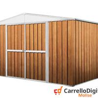 Box in Acciaio da giardino 360x345cm fin legno