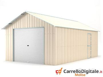 Baracca cantiere box 438x724 con saracinesca beige