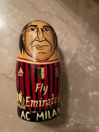 RARA MATRIOSKA IN LEGNO A.C.MILAN